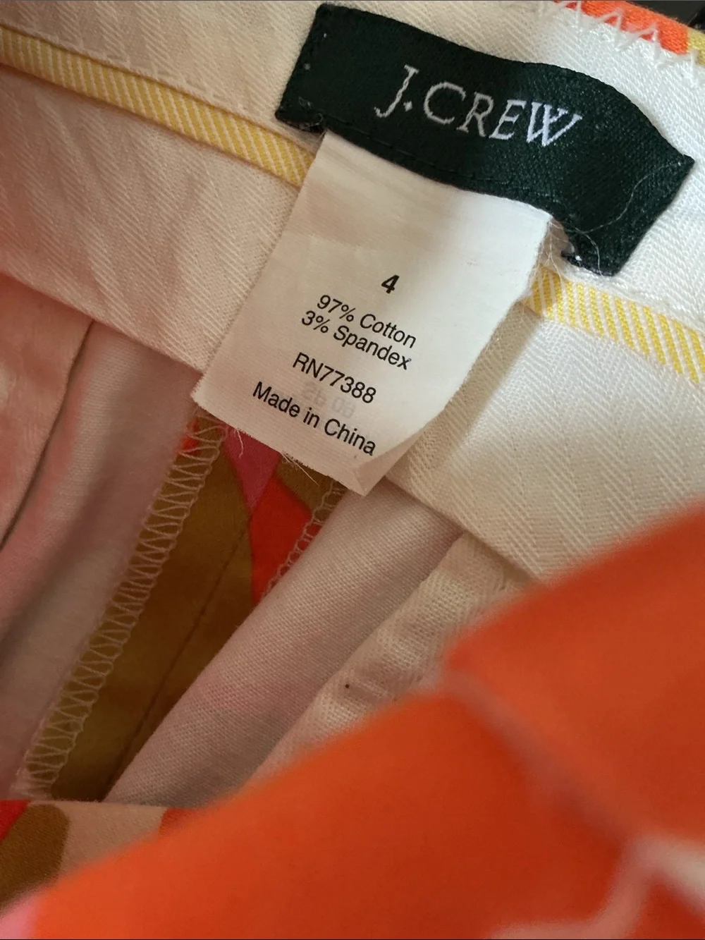 J. Crew vibrant printed
